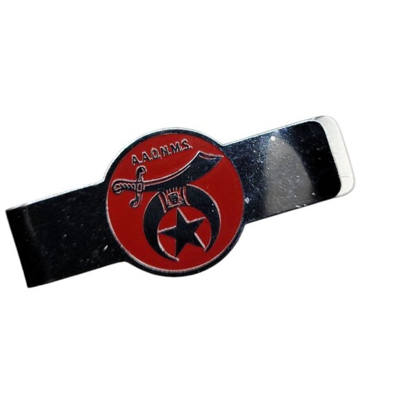 AAONMS Shriners Money Clip Ancient Egyptian Arabic Order Nobles Mystic Shrine - Picture 2 of 6